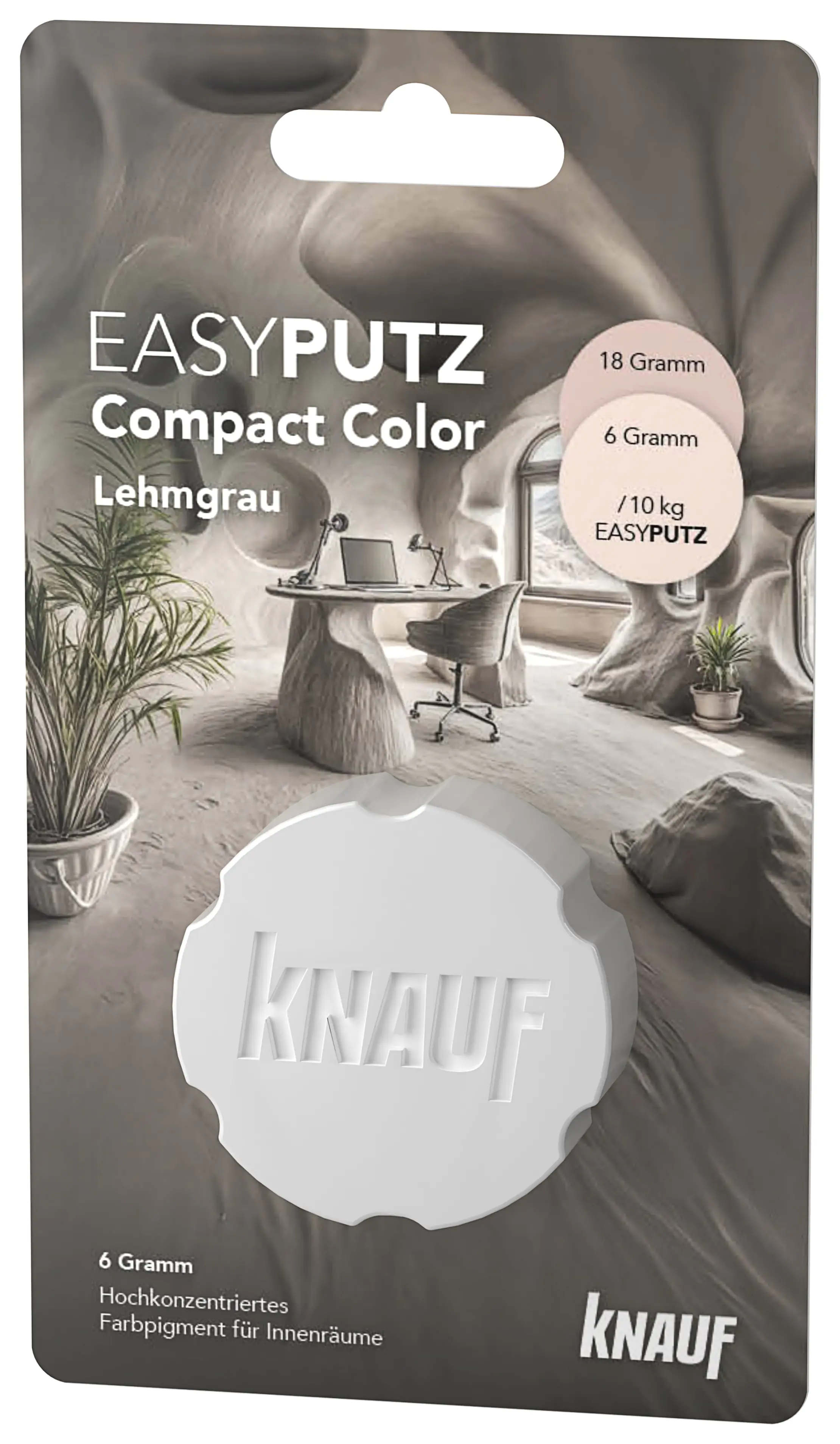 Knauf Farbpigment Compact Color lehmgrau 6 g
