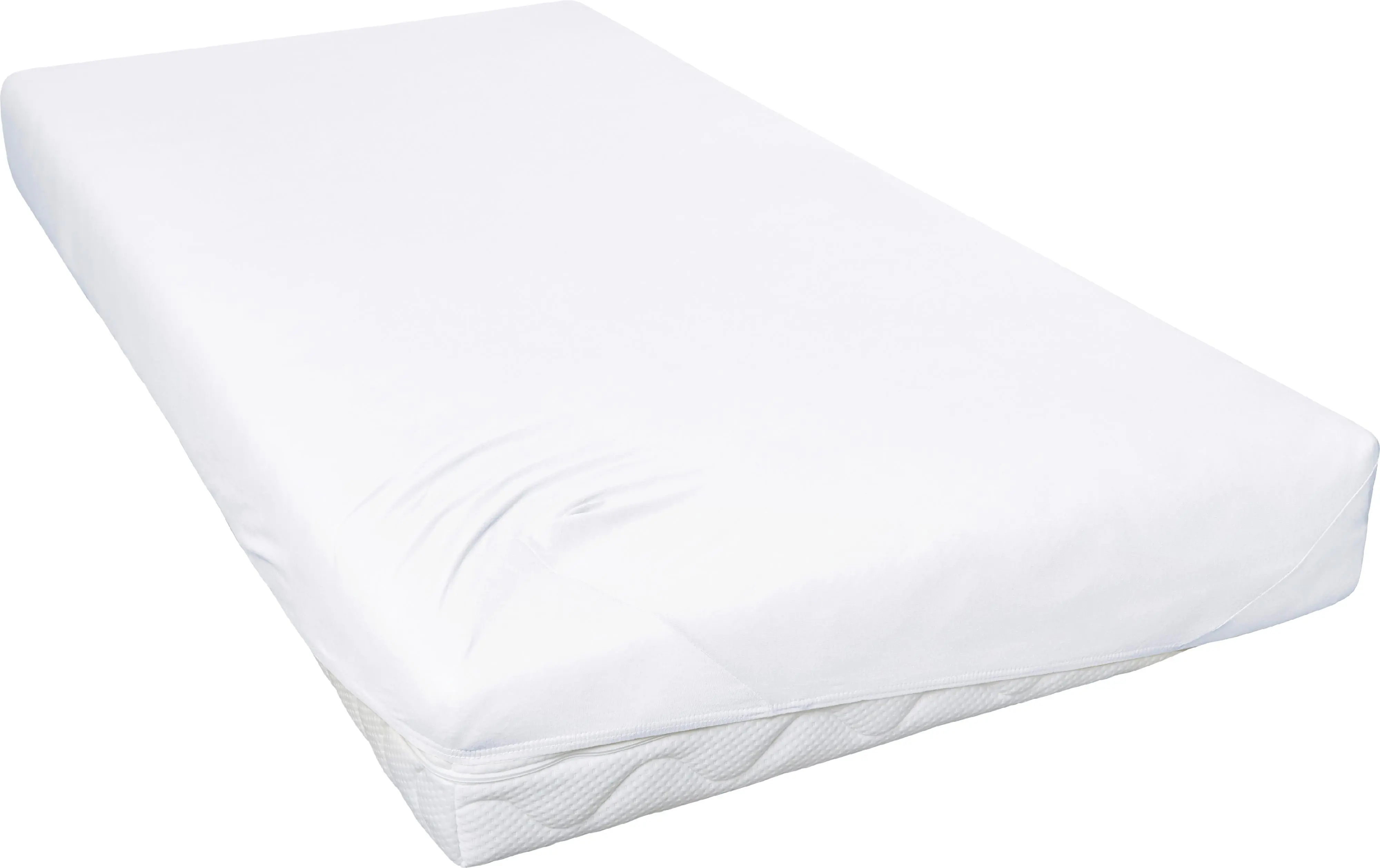 Jersey Spannbettlaken 100 x 200 cm weiß