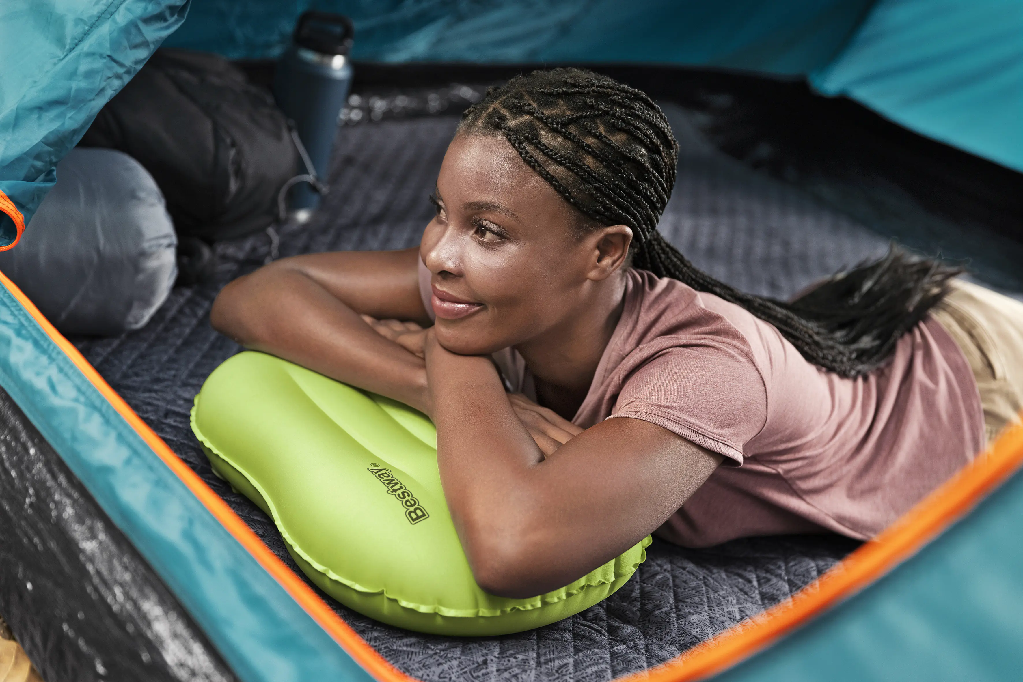 Bestway Luftkissen Wanderlite grün 42 x 30 x 12 cm