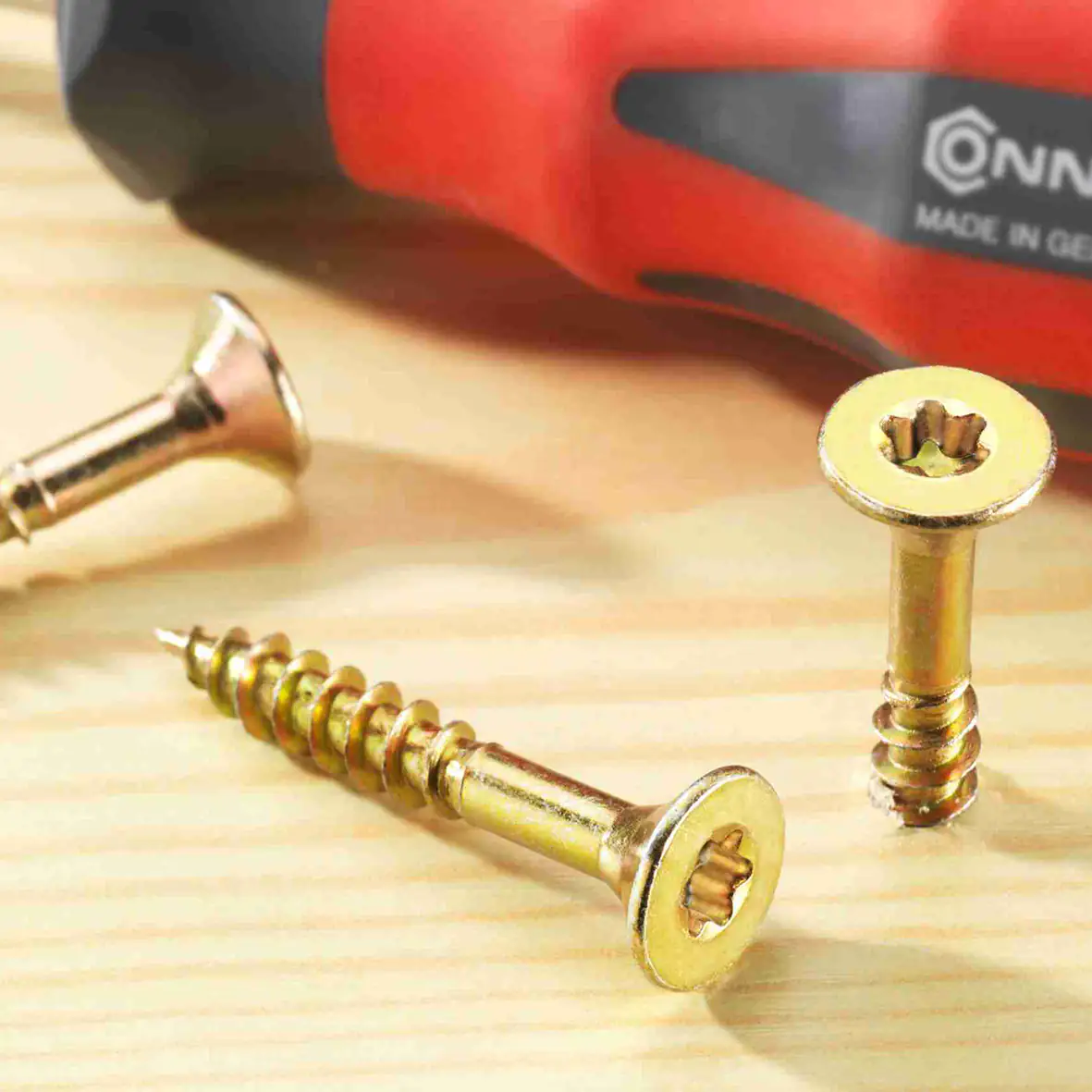 Connex Universalschrauben 4.0 x 60 mm TX 20 Senkkopf - 70 Stk. Connex Universalschrauben 4.0 x 60 mm TX 20 Senkkopf - 70 Stk.