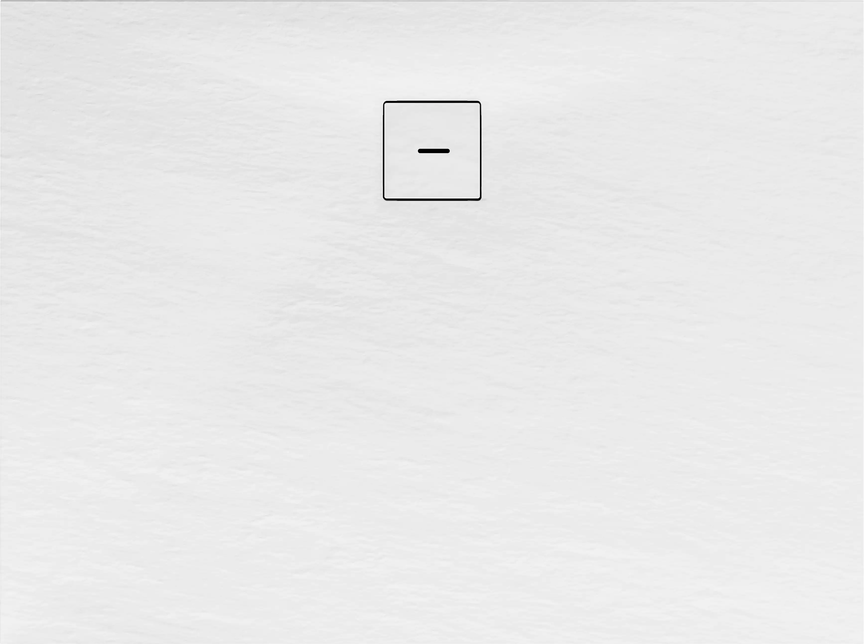 Schulte Duschwanne Steinstruktur 100 x 120 cm weiß