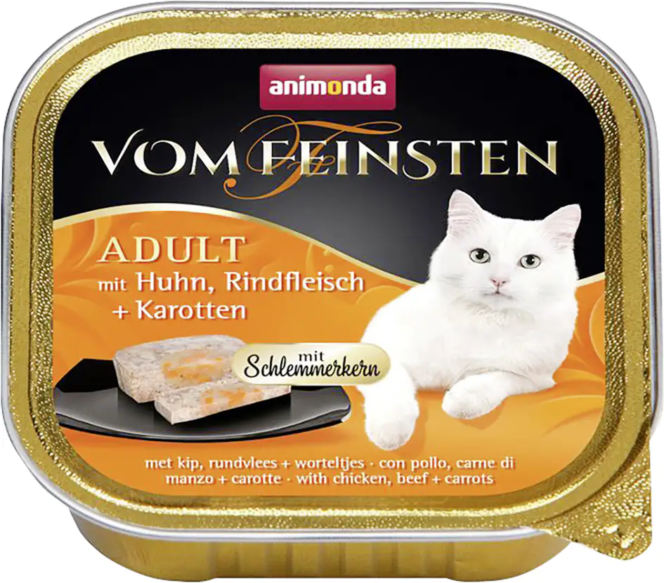 Animonda Vom Feinsten Adult Schlemmerkern Huhn Rindfleisch & Karotten 100 g