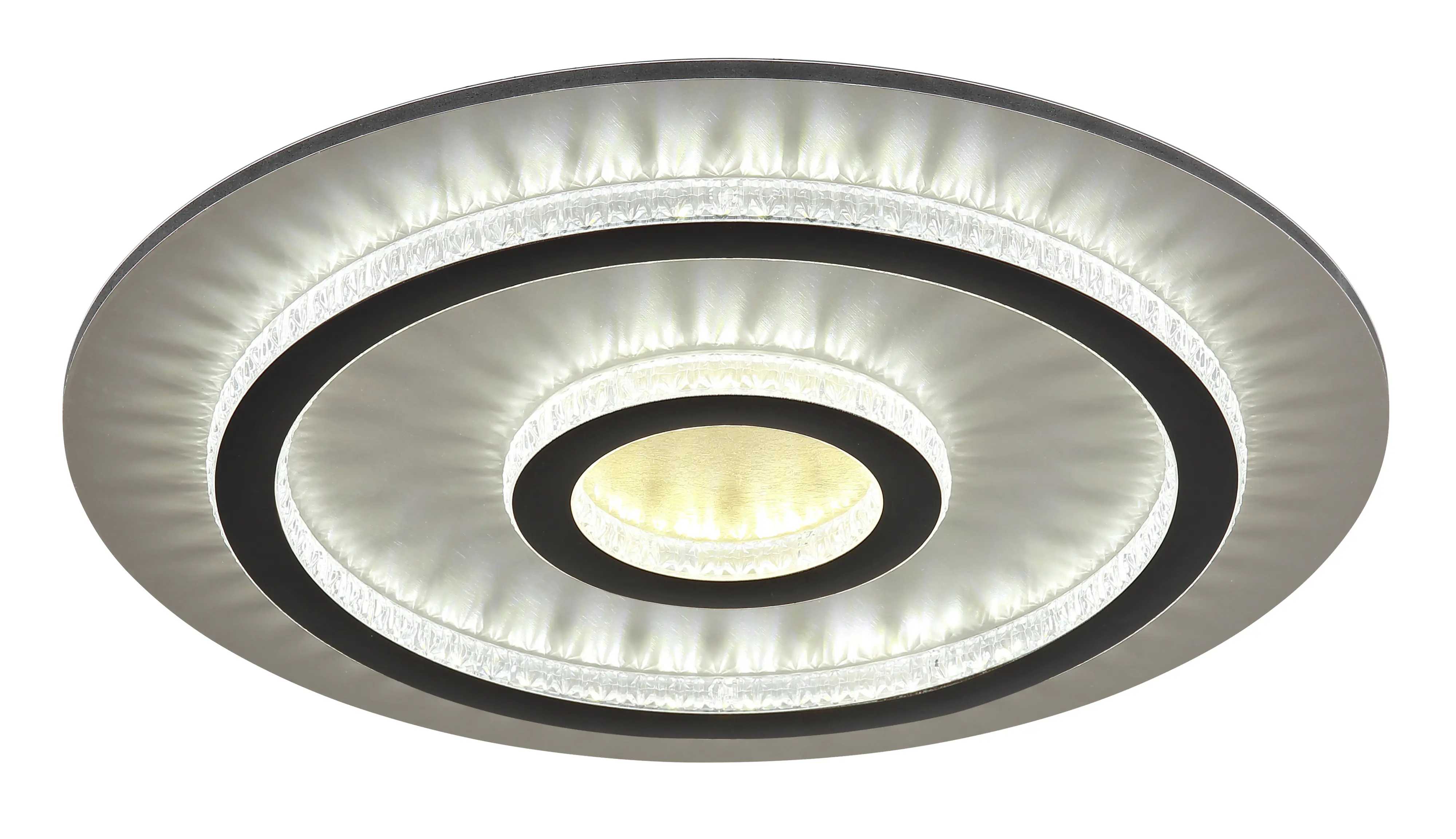 Globo Deckenleuchte Jayden Ø 45 x 5,5 cm schwarz warmweiß