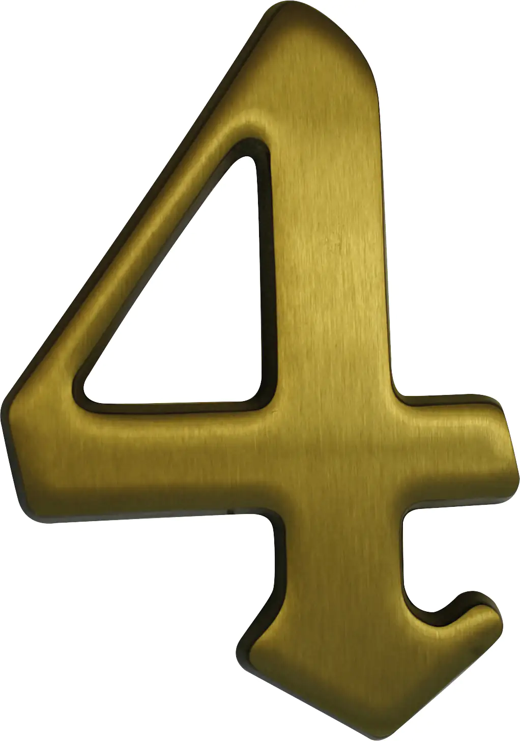 Alpertec Hausnummer 4 Bronze