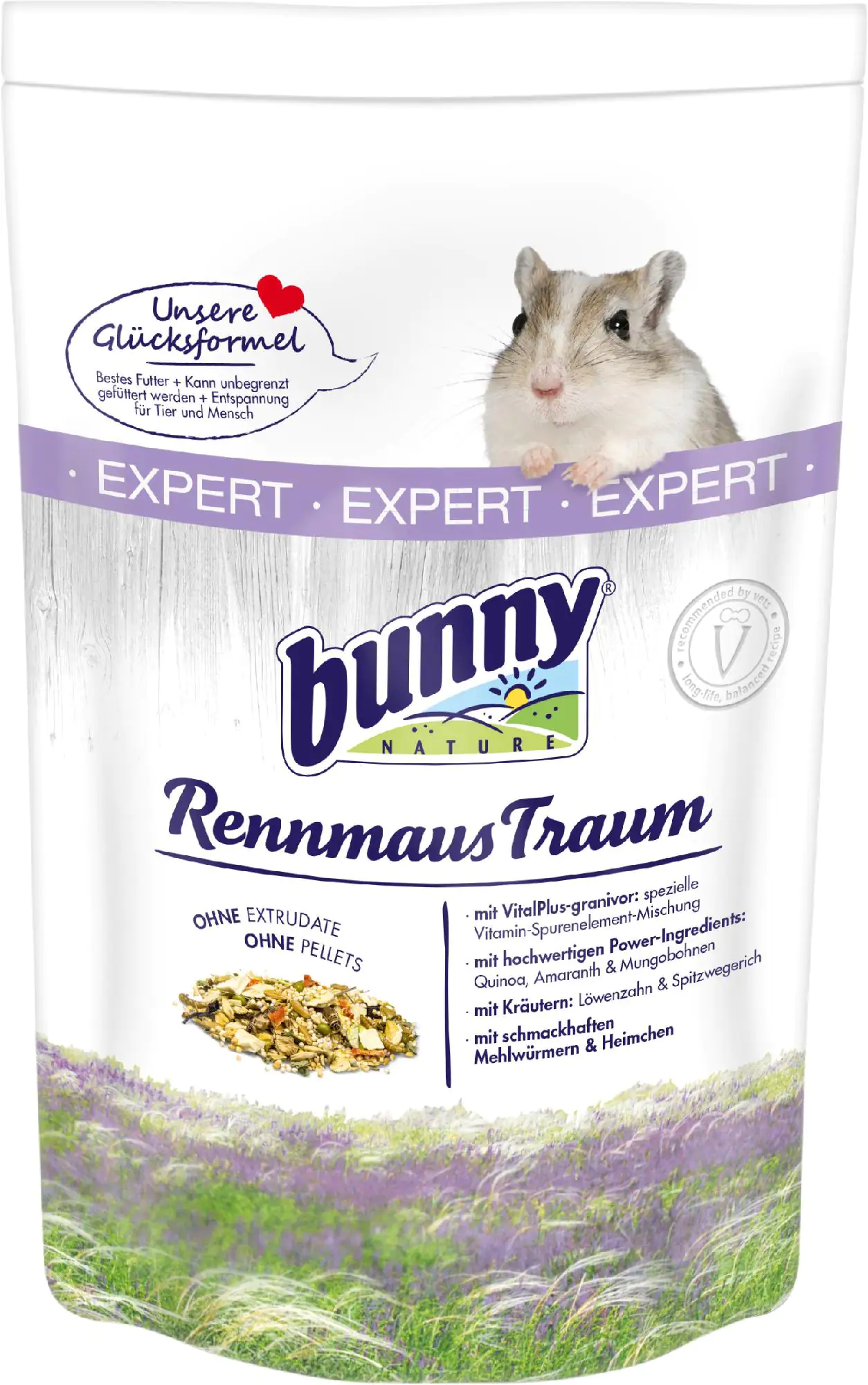 bunny RennmausTraum EXPERT 500g für Rennmäuse
