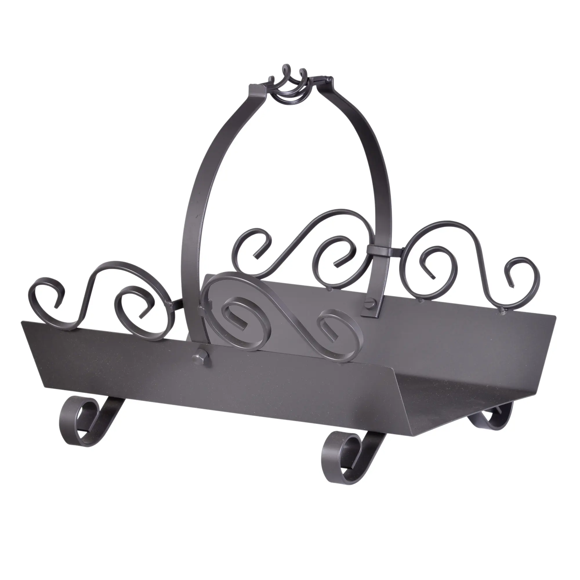 FireFix Holztrage aus Schmiedeeisen 823 schwarz