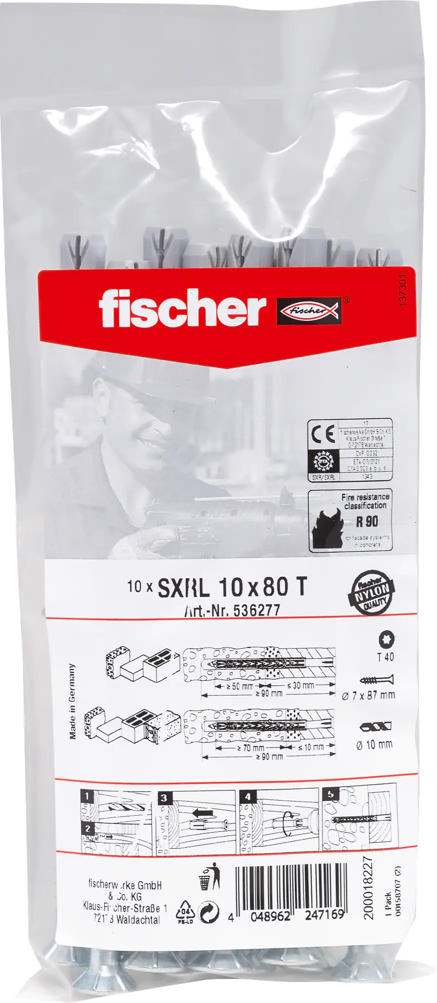 Fischer Langschaftdübel 10.0 x 140 mm - 10 Stück Fischer Langschaftdübel 10.0 x 140 mm - 10 Stück