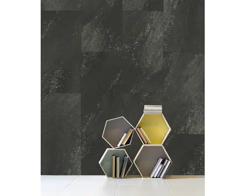 Grosfillex Kunststoffpaneel GX Wall+ Black Stone 60 x 30 cm 5 mm