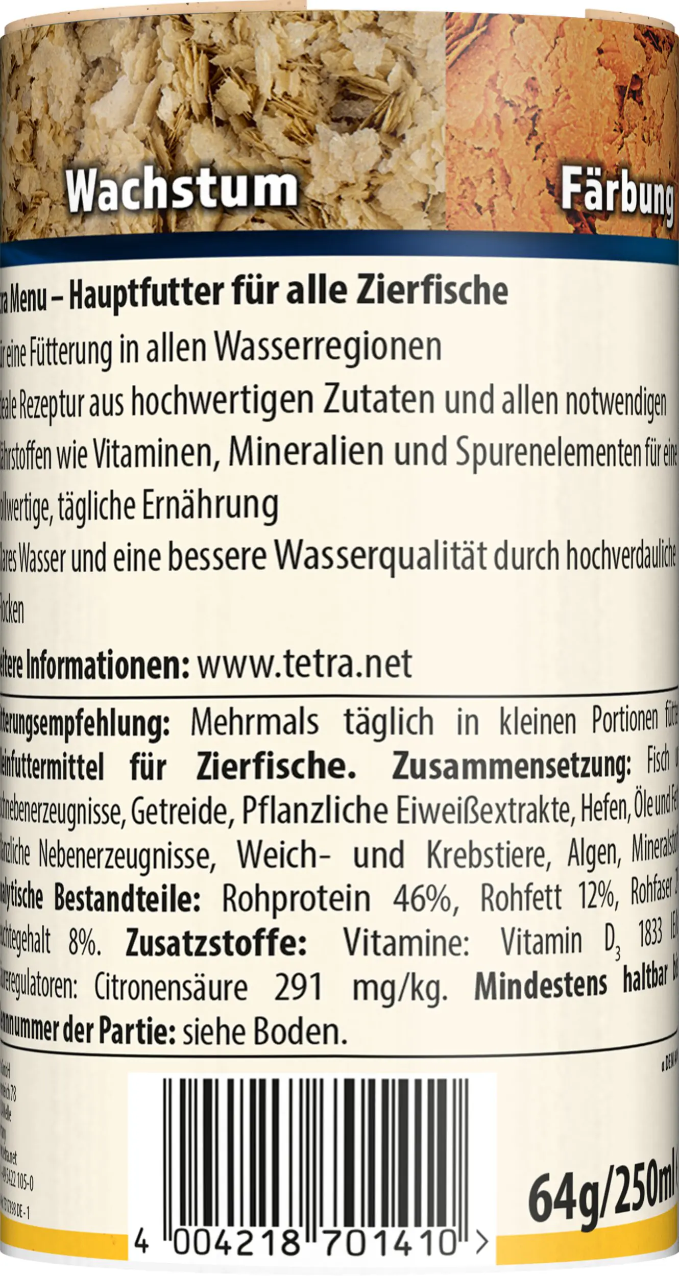 Tetra Menu 250 ml