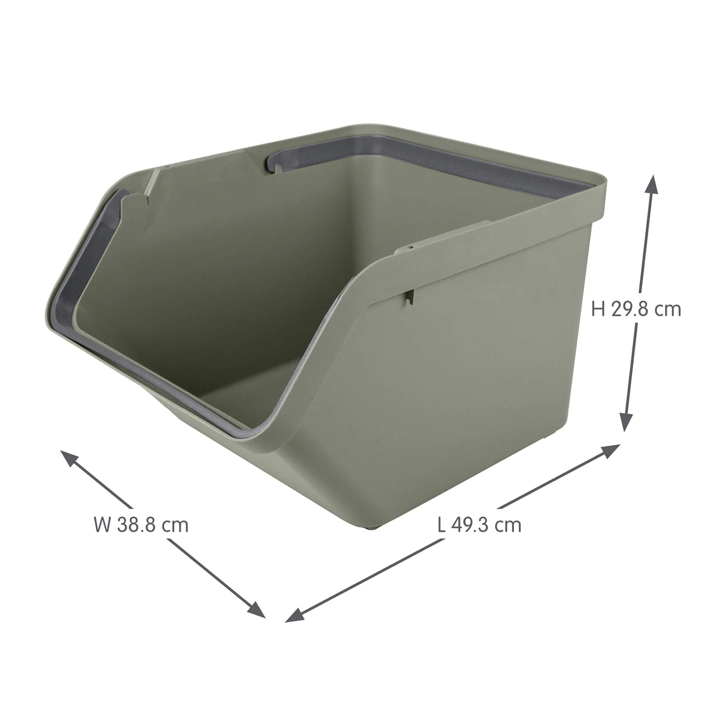 Sunware Sortiereinheit Sigma Home 45 L dunkelgrün