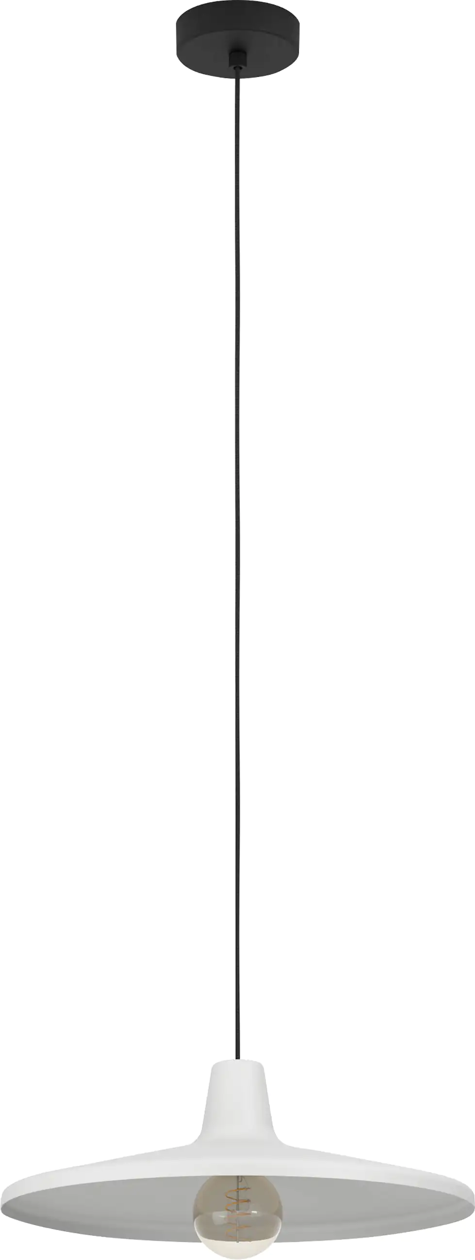 Eglo Pendelleuchte Miniere grau Ø 42 cm E27