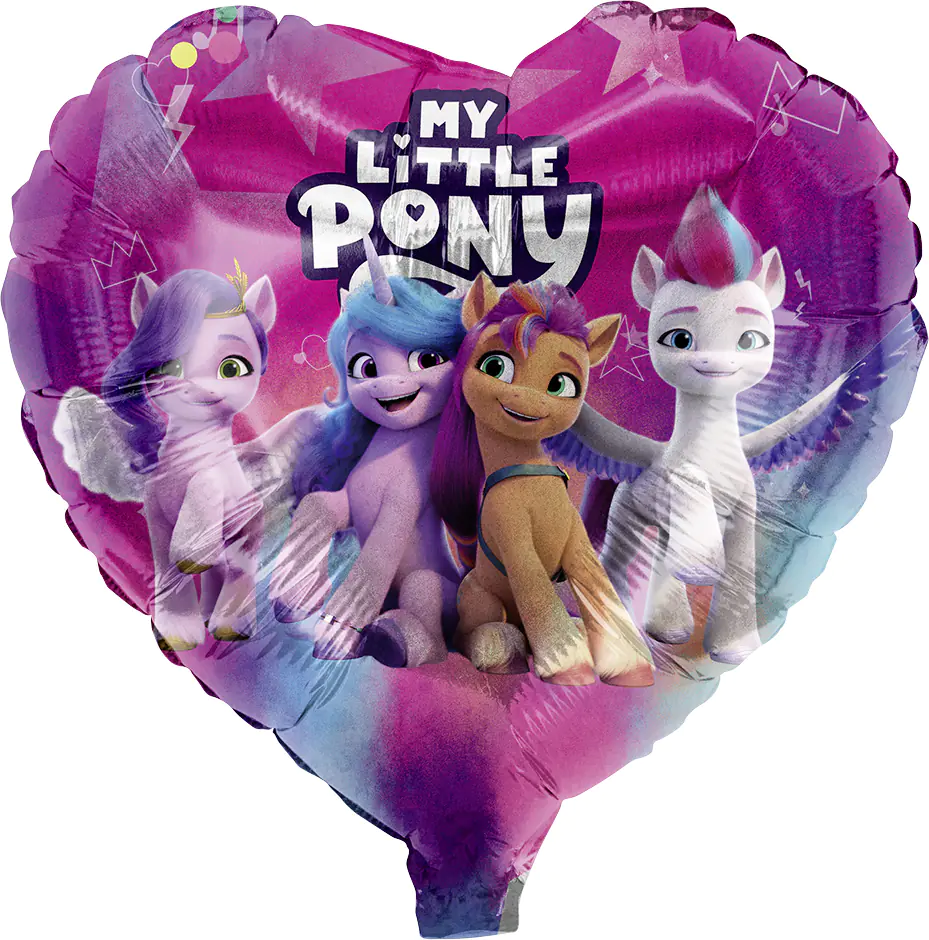 Folienballon My little Pony Herz 45 cm