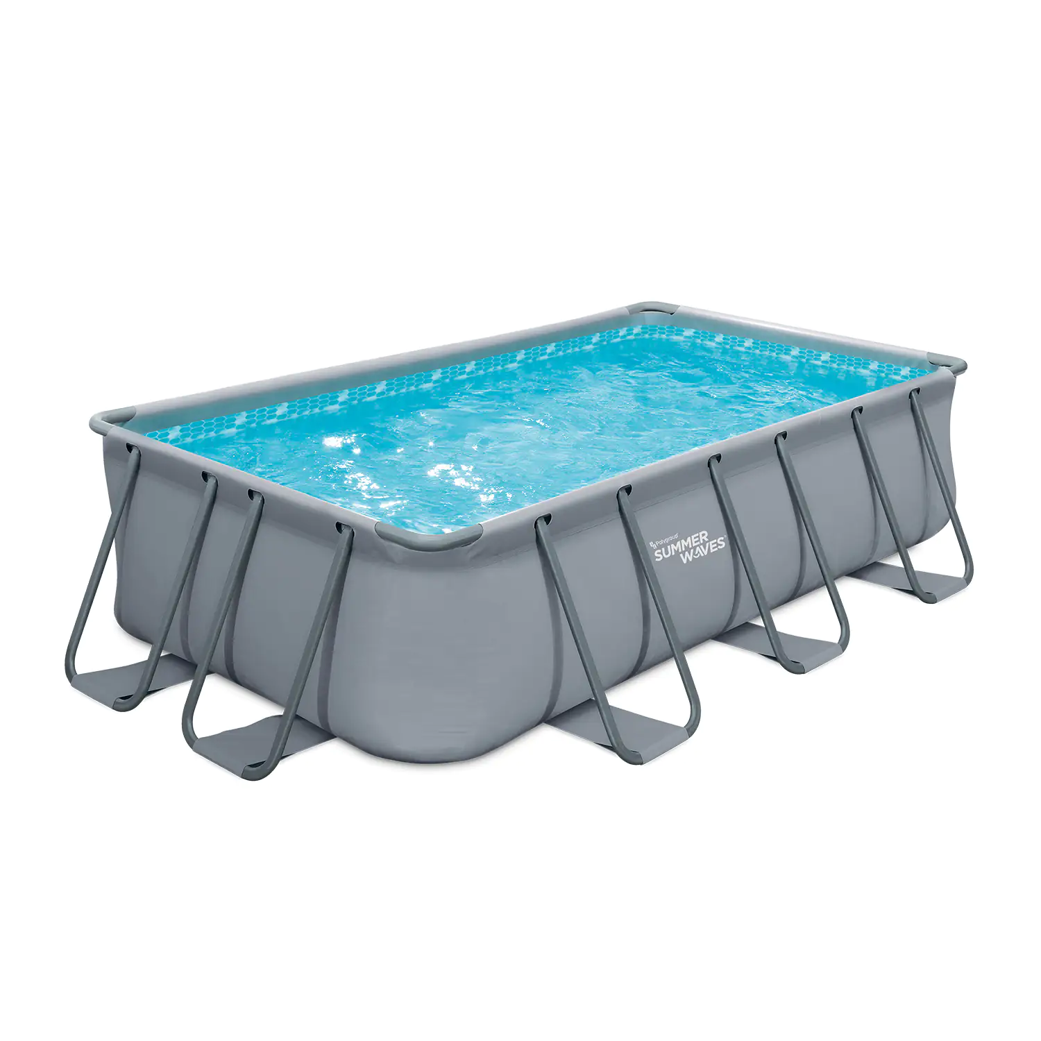 4895215109770 Summer Waves Pool Elite Frame Rectangular 4 m x 2 m x 1 m