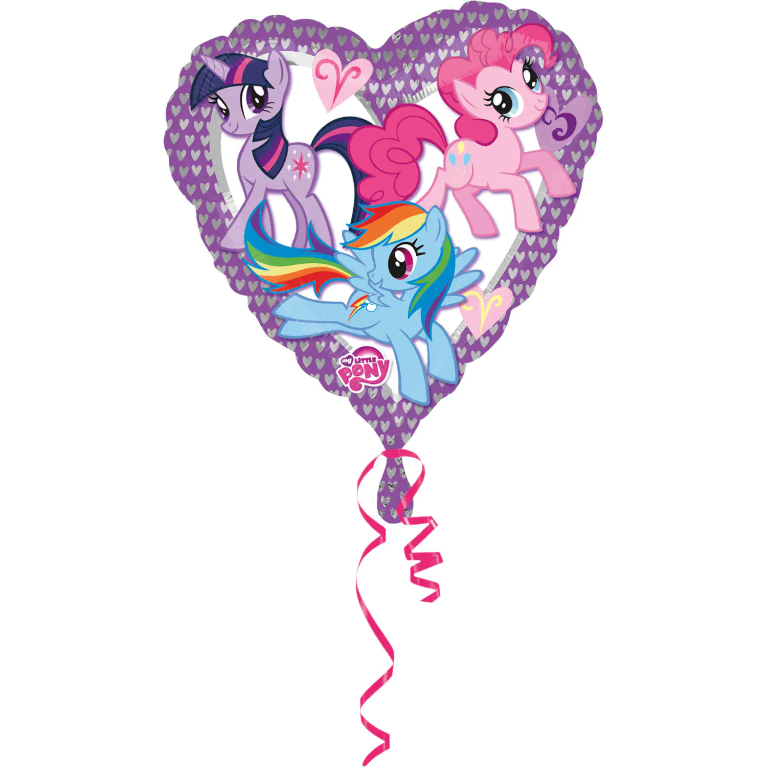 Folienballon My Little Pony Herz 43 cm