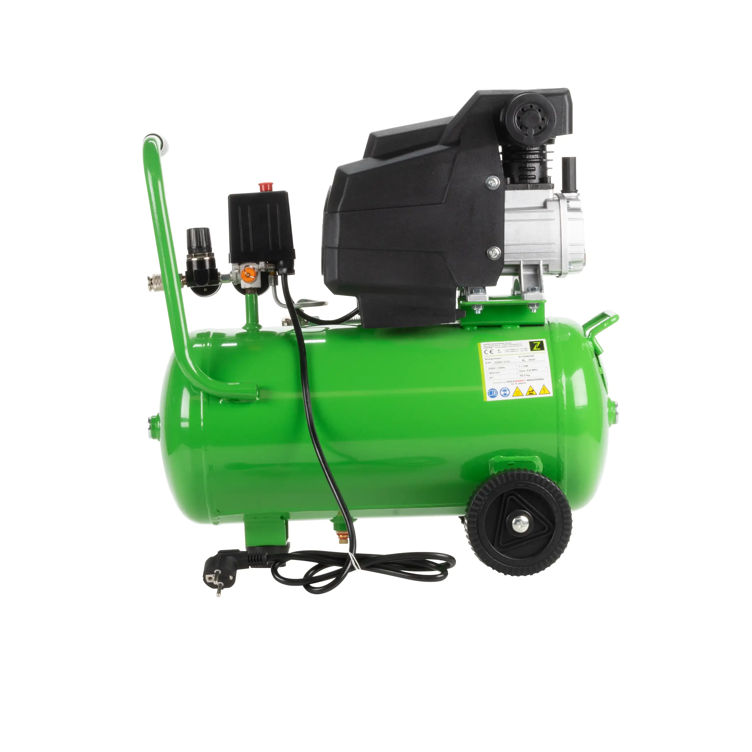 Zipper Kompressor ZI-COM24E 24 l mit Schnellkupplung