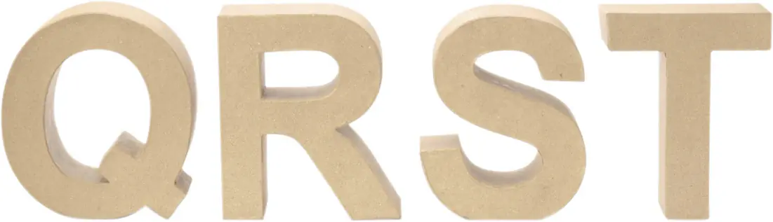 Glorex Papp-Buchstabe Q 17,5 x 5,5 cm