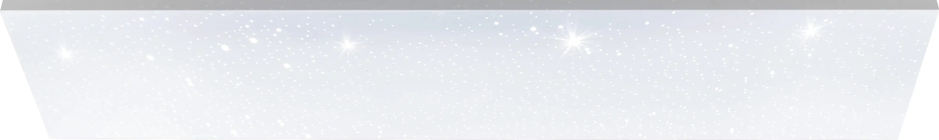 Eglo LED Deckenleuchte Calemar-S weiß 99,2 x 24,2 cm mit Kristalleffekt 