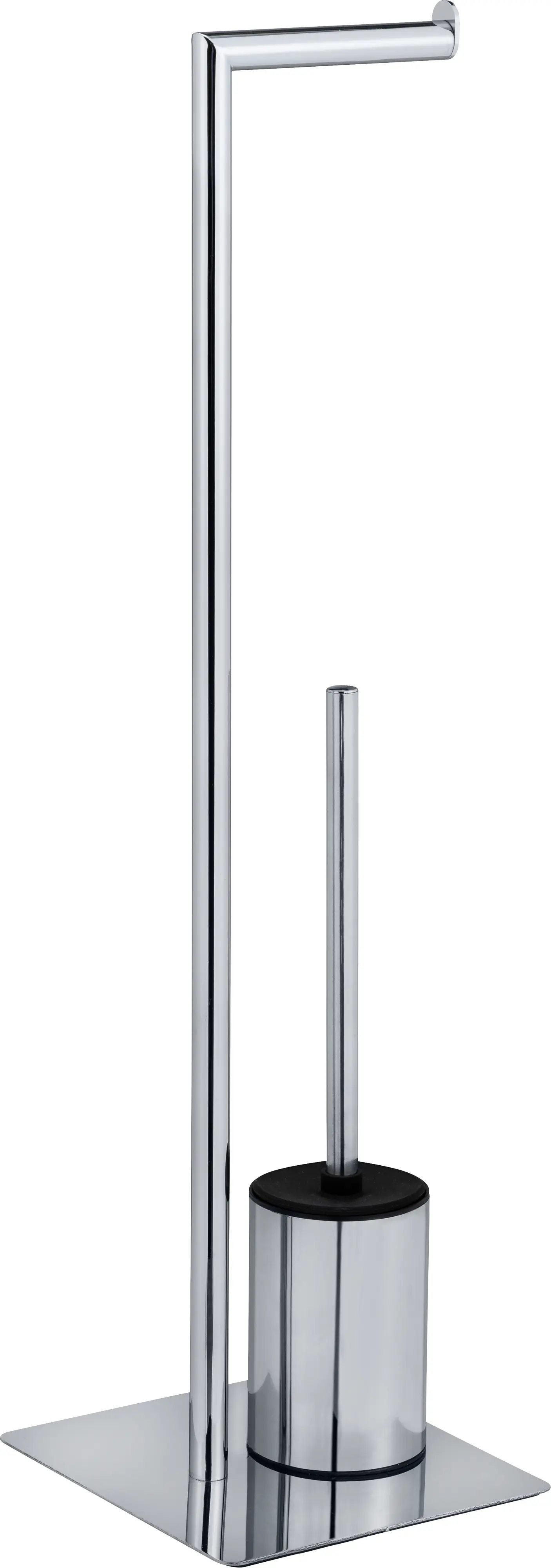 Wenko Stand WC-Garnitur Serrenti chrom Stahl