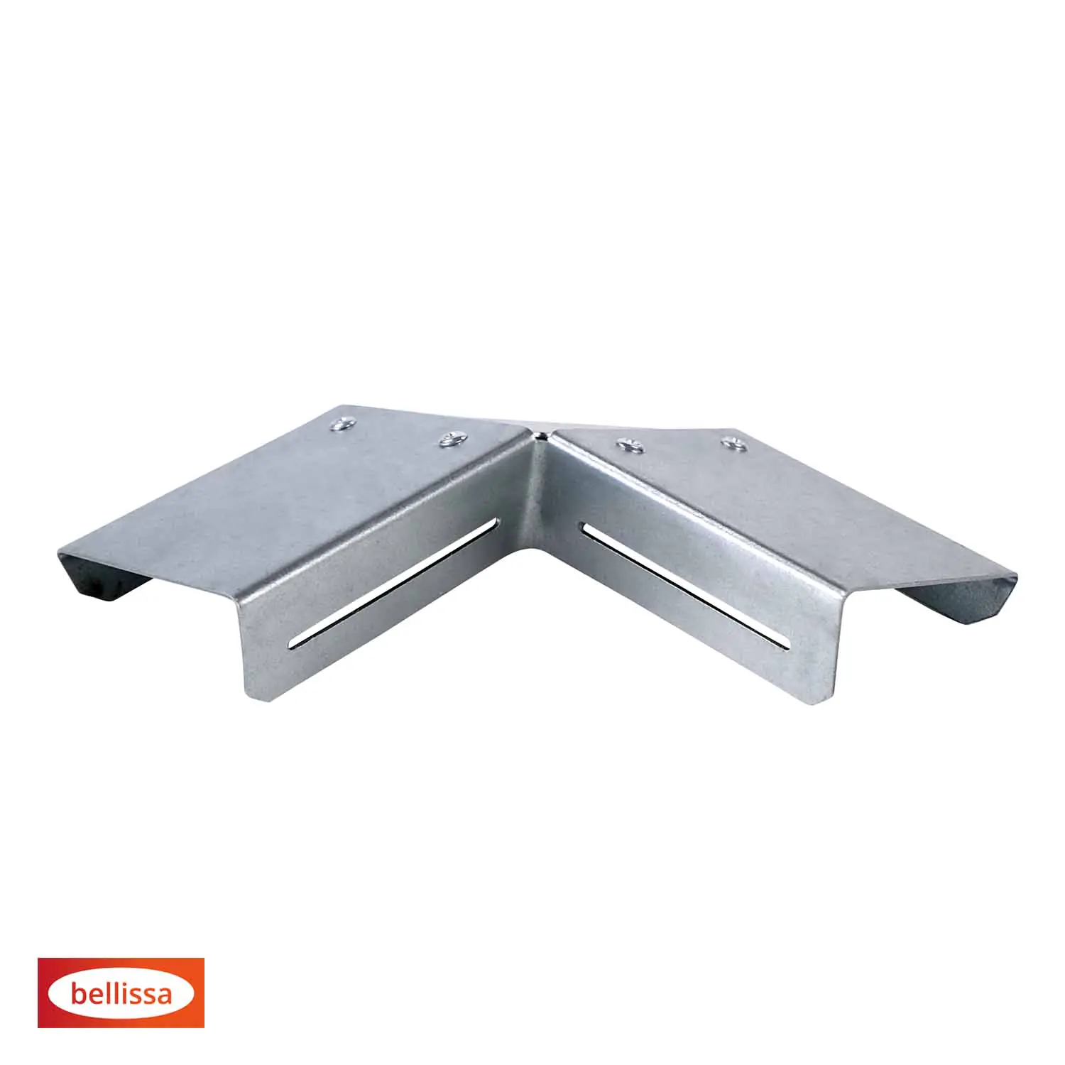 bellissa Eckteil zu Schneckenblech für Hochbeete 4er Set