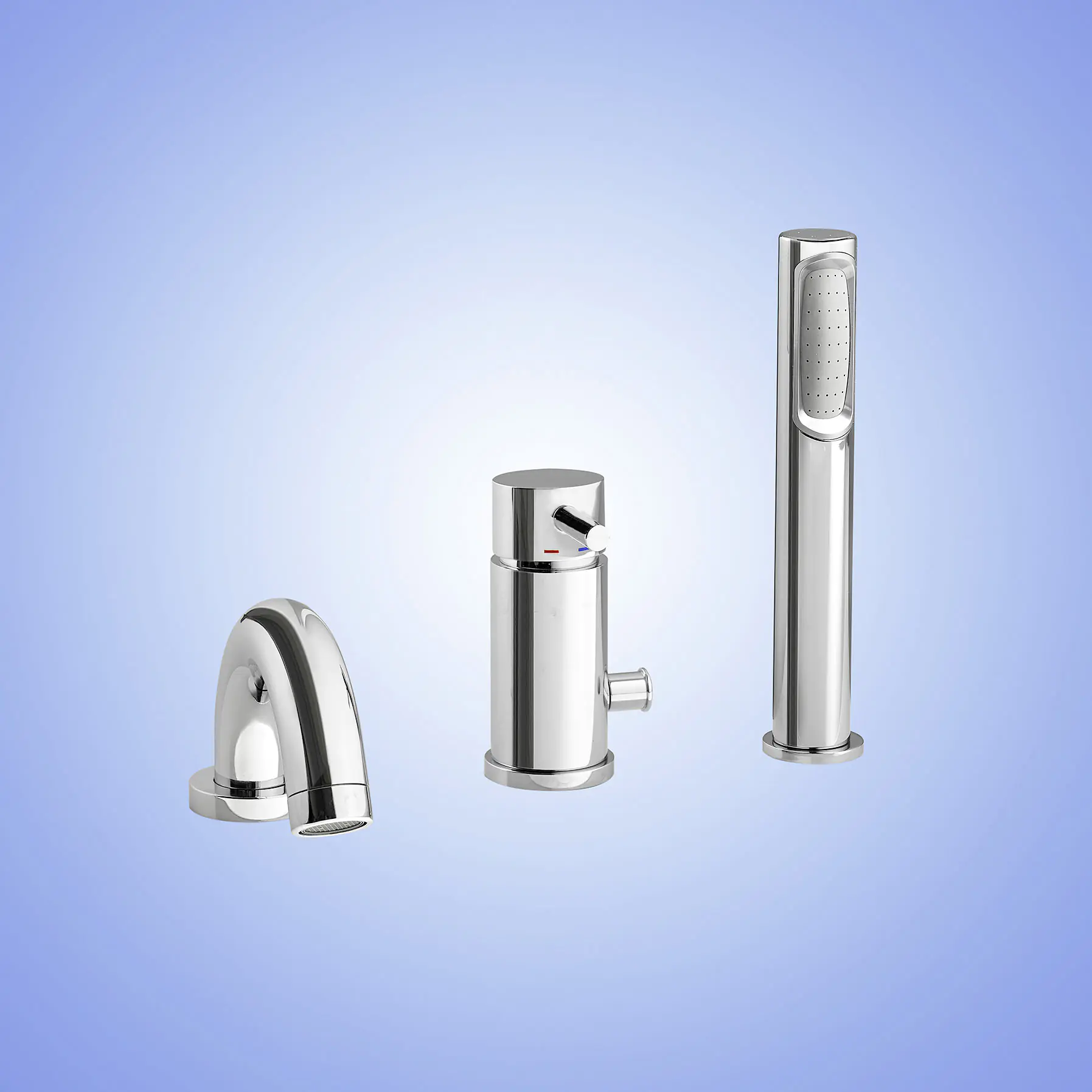 Ottofond 3-Loch-Badewannenarmatur S3000