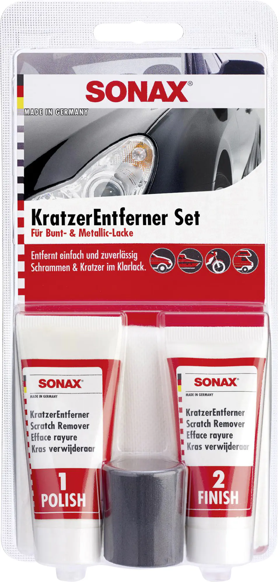 Sonax Kratzerentferner Set Lack Polish + Finish