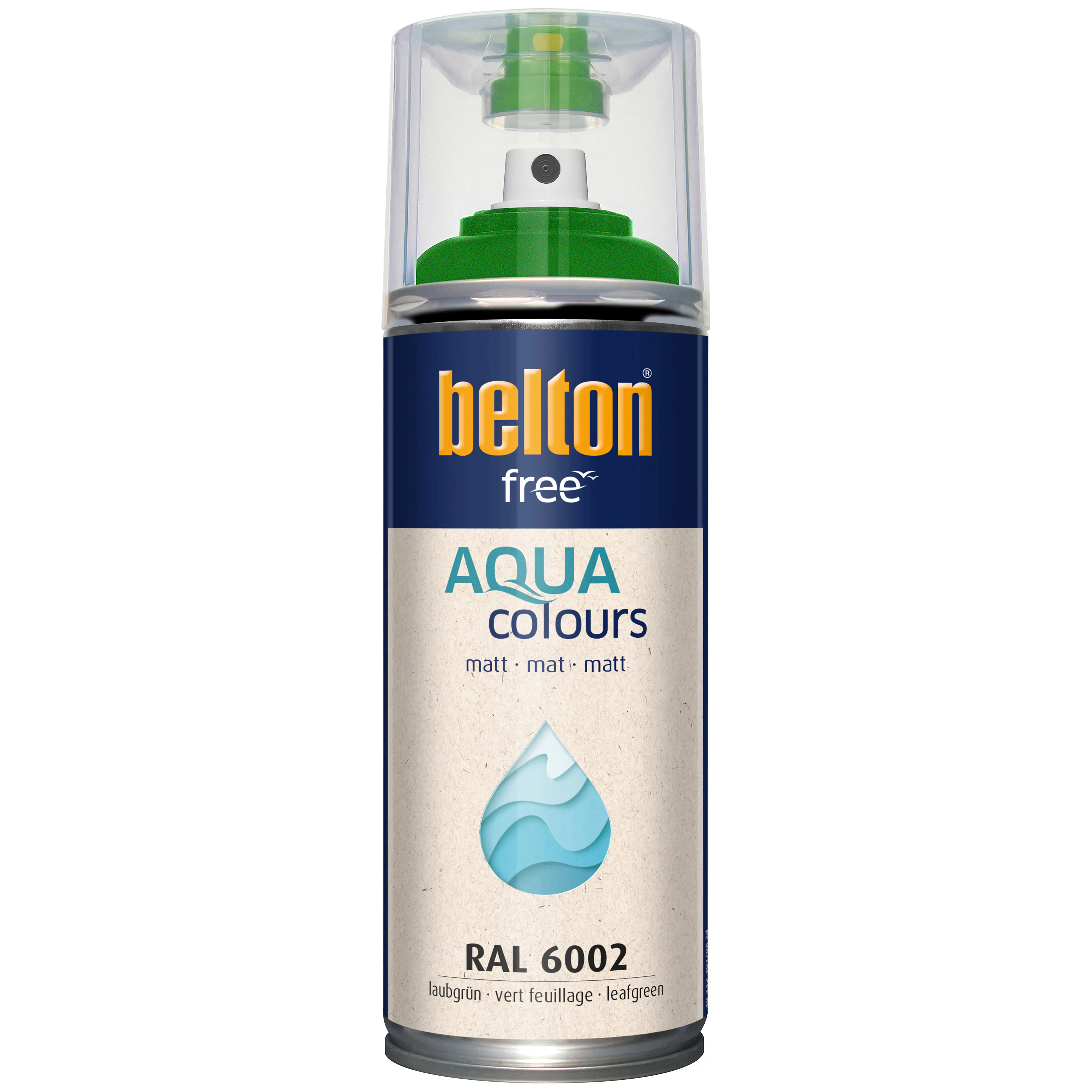 belton free Lackspray AQUAcolours 400 ml laubgrün matt