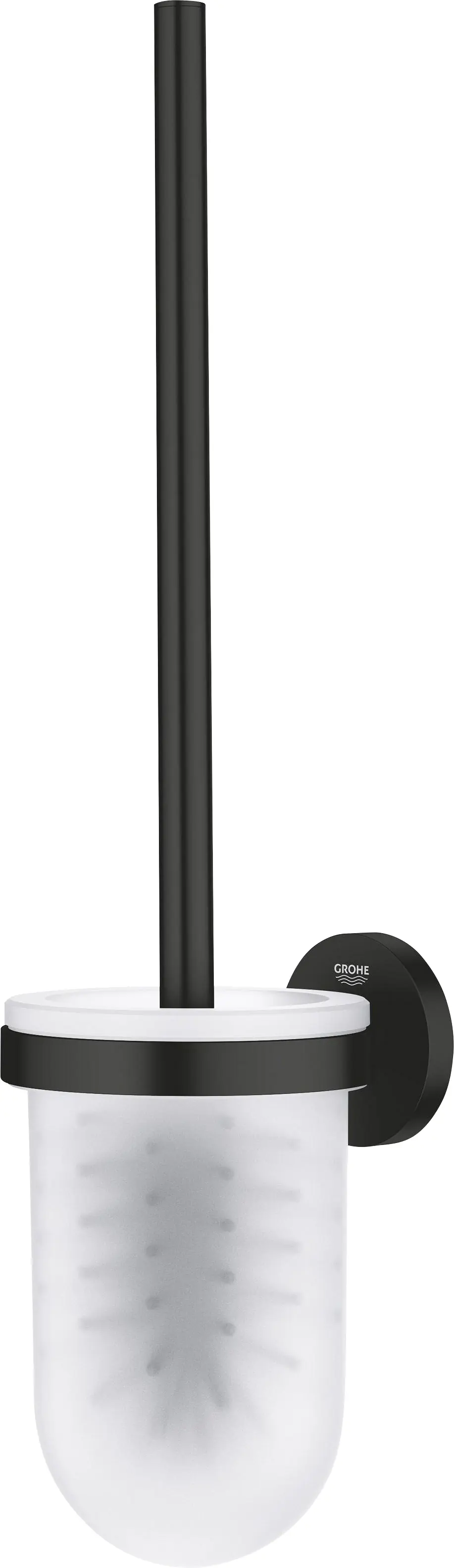 Grohe Start Toilettenbürstengarnitur matt black klebbar