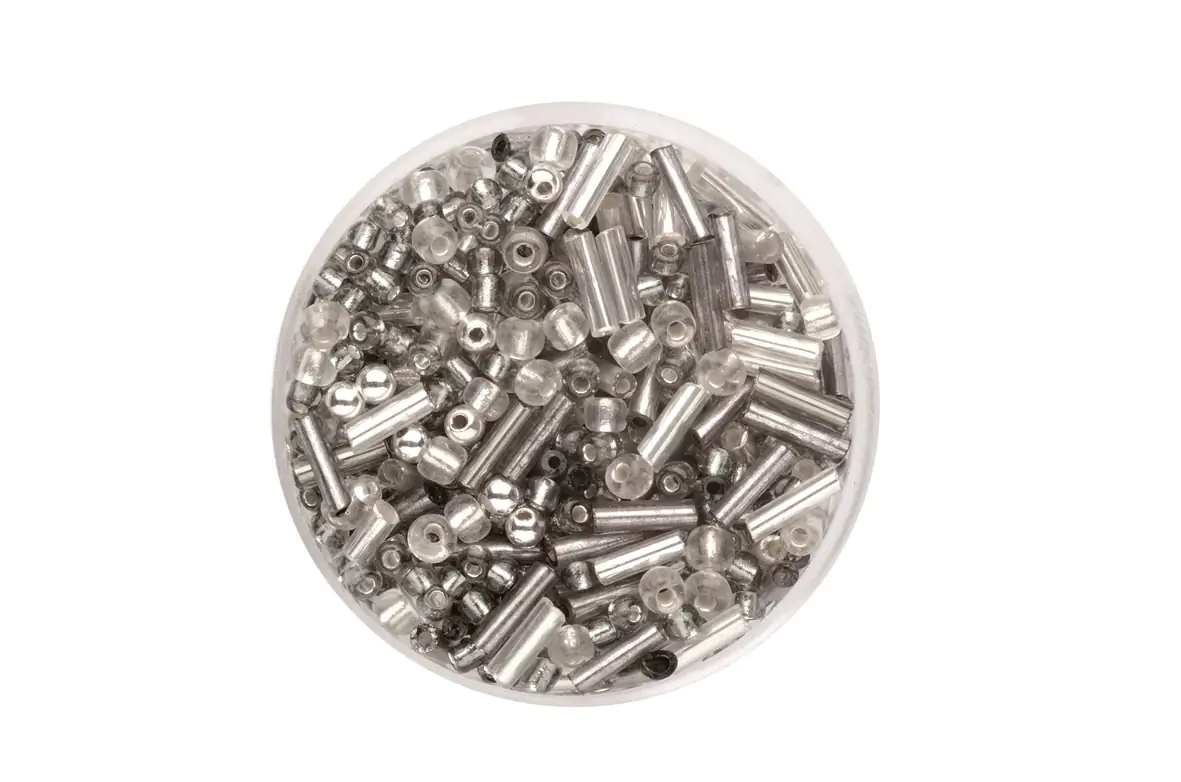 Glorex Rocailles + Glorex Stifte 6 mm 17 g, mix