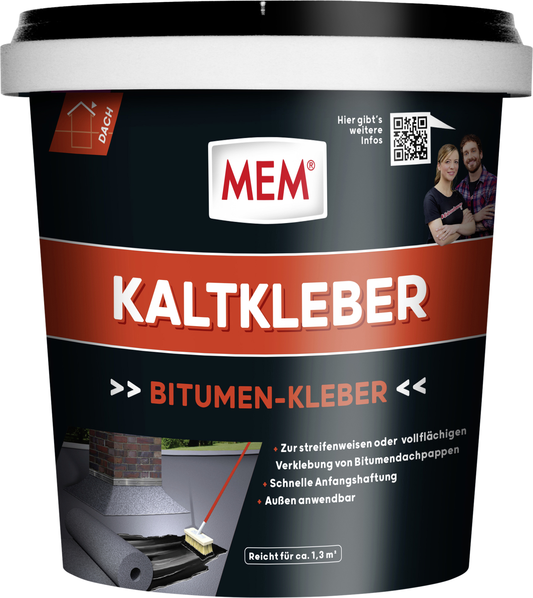 MEM Bitumen Kaltkleber 800 g