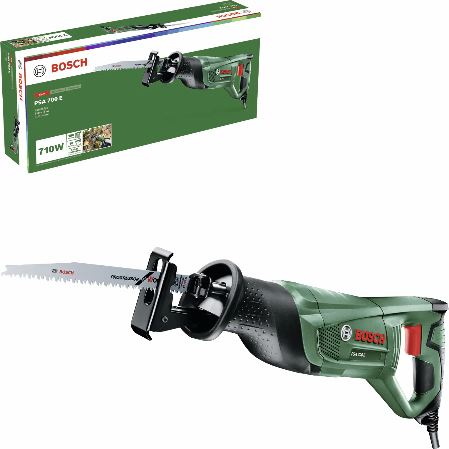 Bosch Säbelsäge PSA 700 E 710 Watt