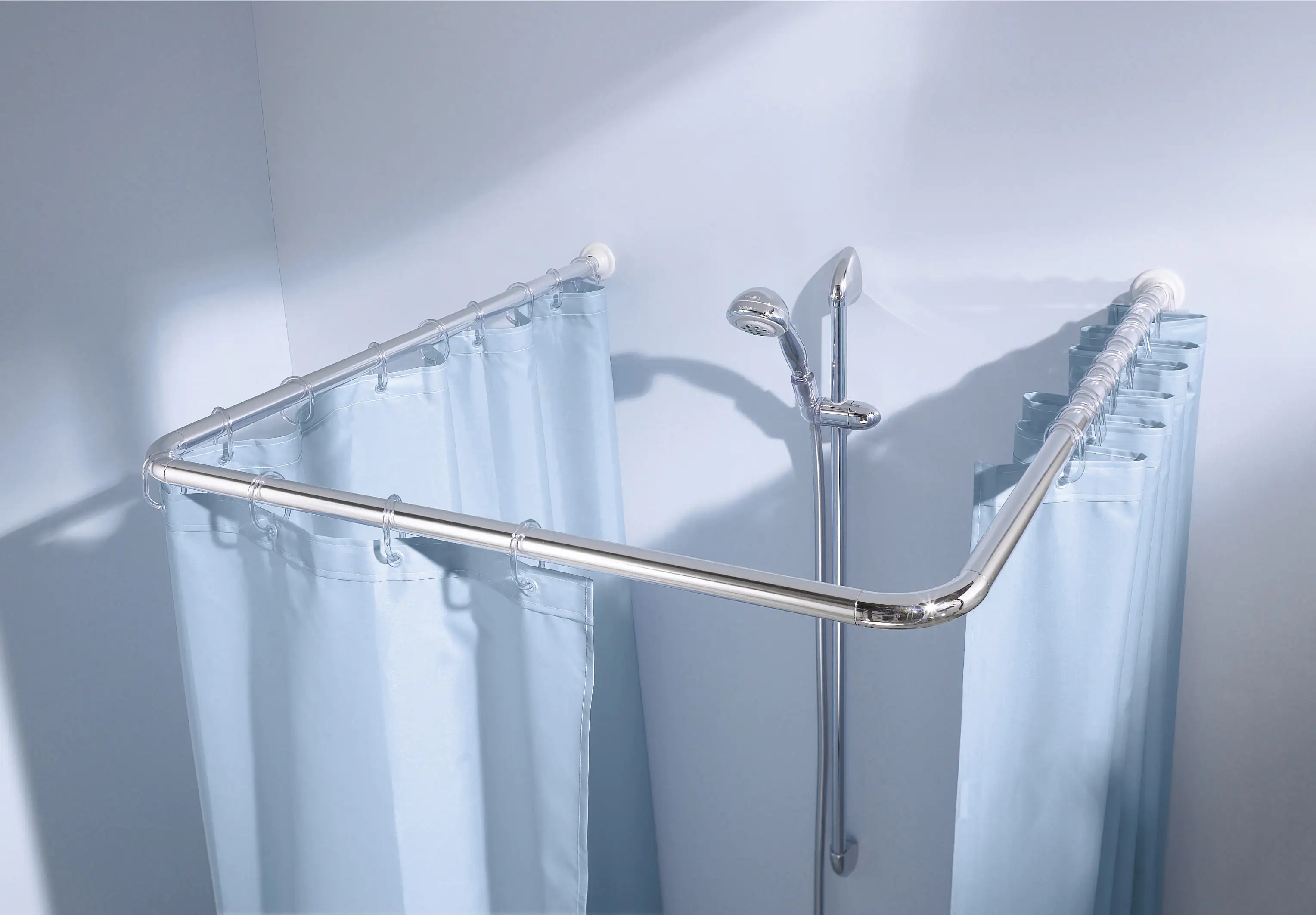 4004478611269_948681 Kleine Wolke Universalstange für Duschvorhang variabel 90 x 90 cm - 80 x 170 cm