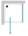 Breuer Europa Design Glaswand zu Duschtür 90 cm breit, rechts, Alu chromeffekt, Klarglas hell Breuer Europa Design Glaswand zu Duschtür 90 cm breit, rechts, Alu chromeffekt, Klarglas hell