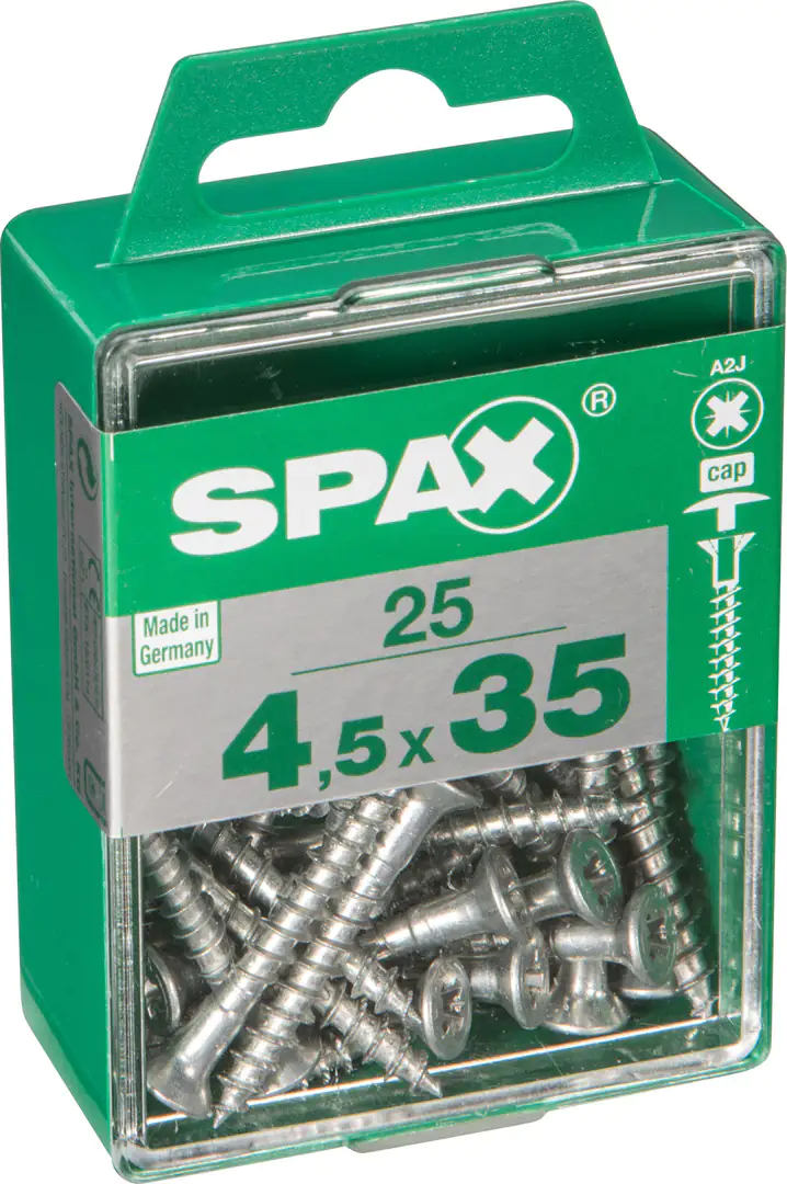 Spax Universalschrauben 4.5 x 35 mm PZ 2 - 25 Stk.