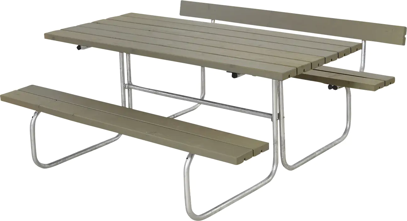 Plus Kombimöbel Classic 177 x 166 x 75 cm mit 1 Rückenlehne, graubraun