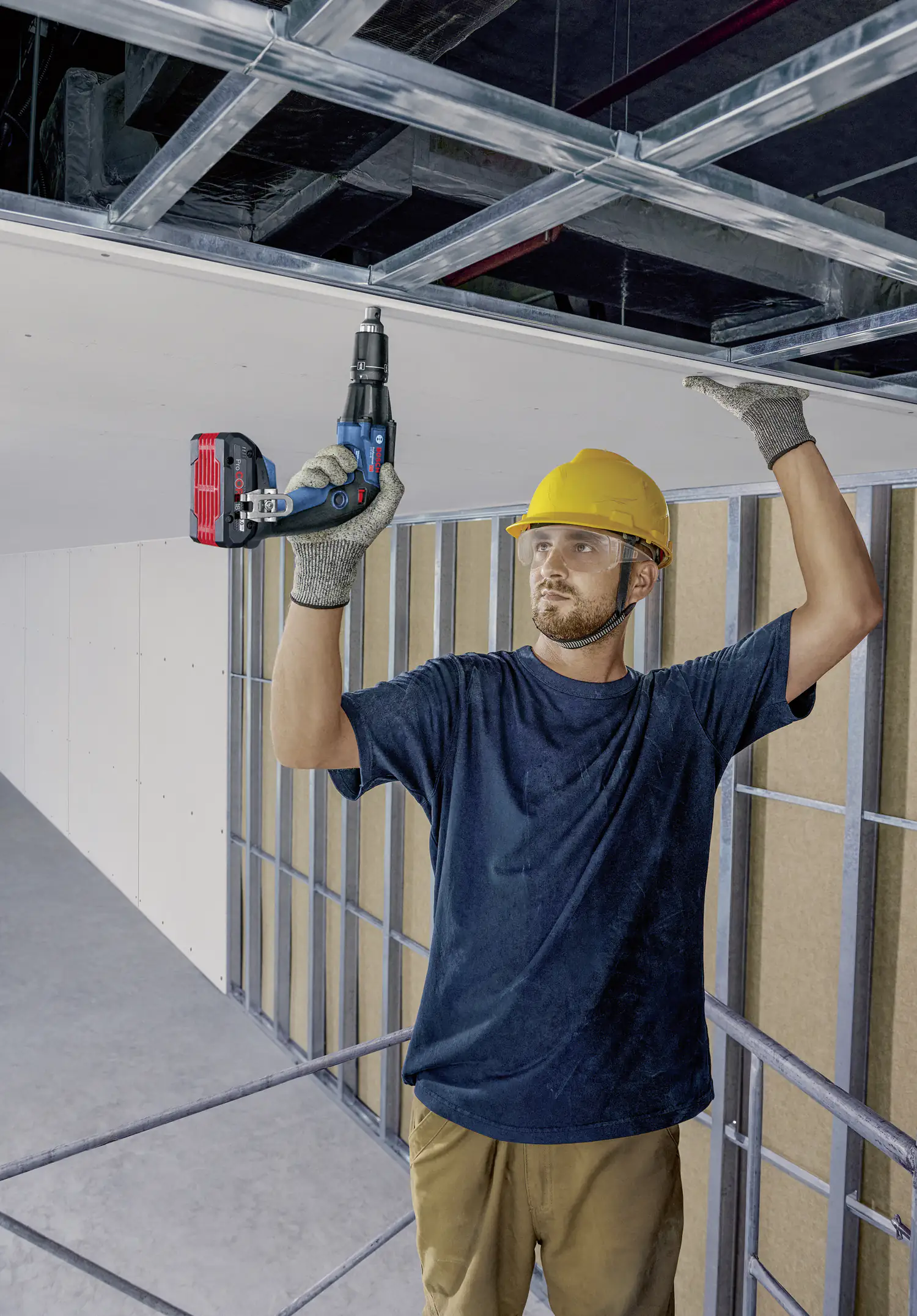 Bosch Professional Akku-Trockenbauschrauber GTB 18V-45 Solo L-Boxx