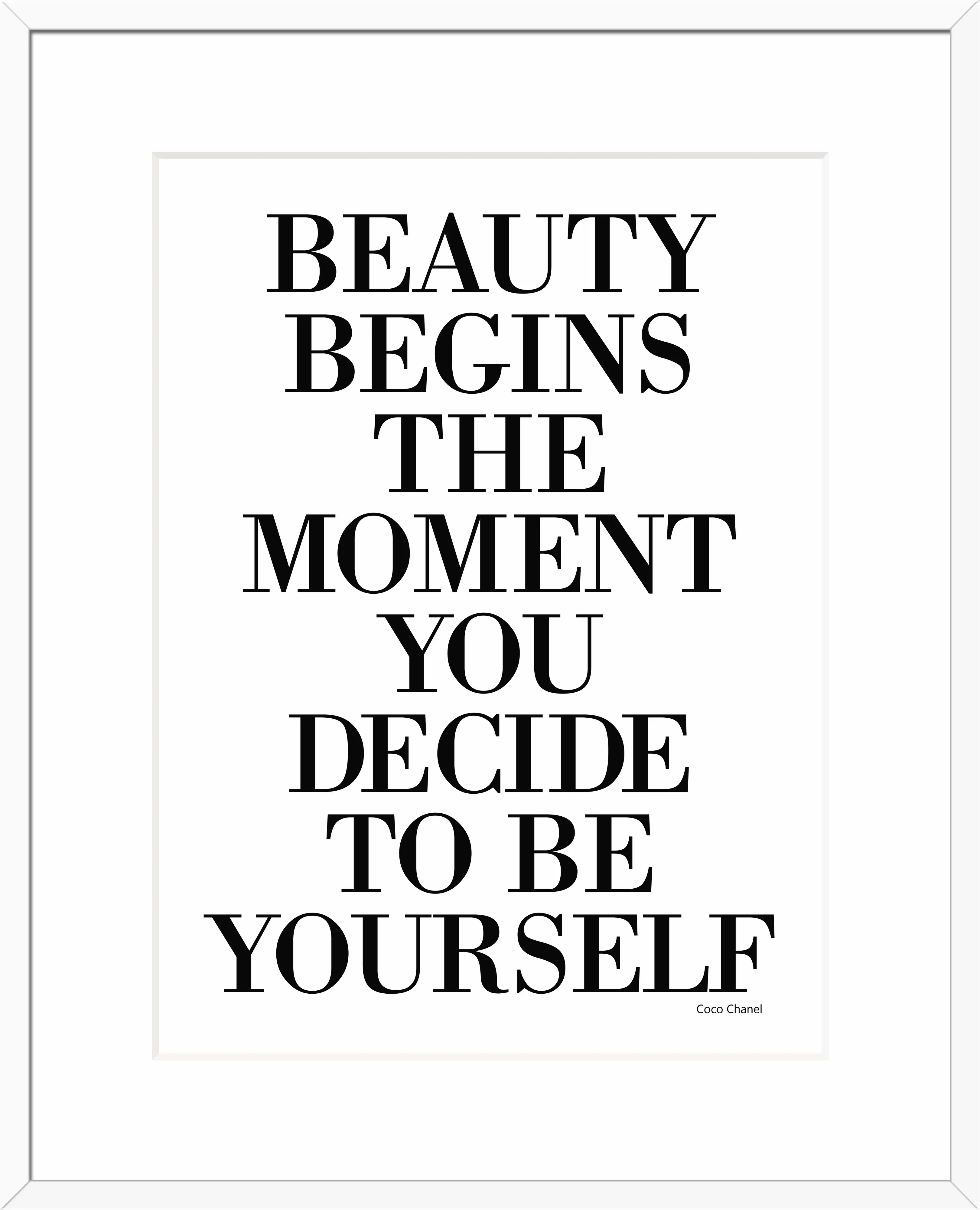 Bilderrahmen Holz Baltic weiß 40 x 50 cm