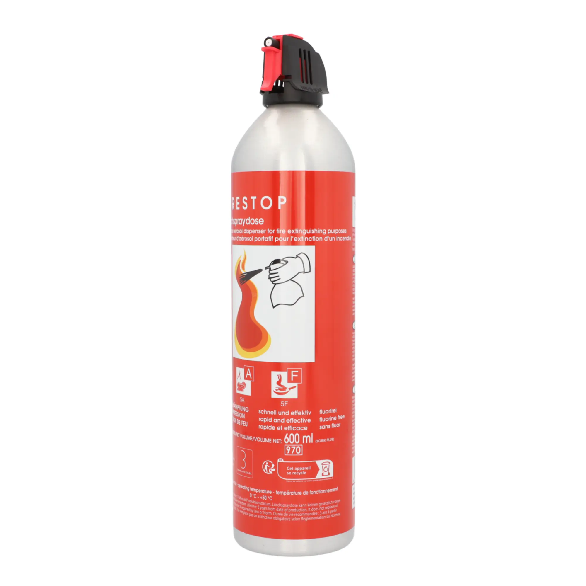 Feuerlöschspray 600 ml Fluor frei