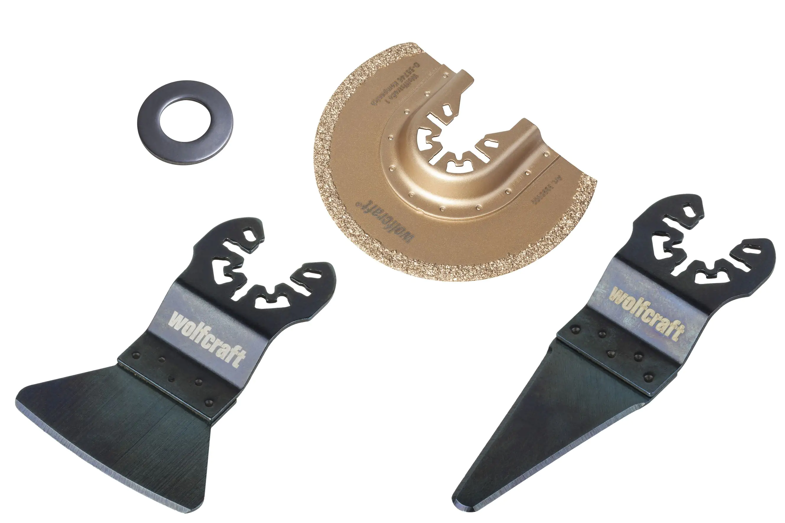 Wolfcraft Vibrations-Set für Fugenreparaturen 3-teilig