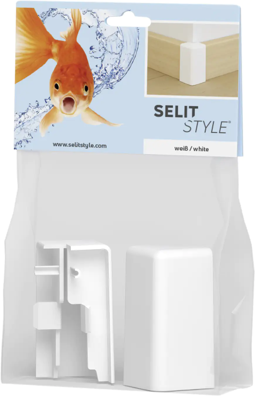 SELITSTYLE Außenecke weiß Höhe 50 mm