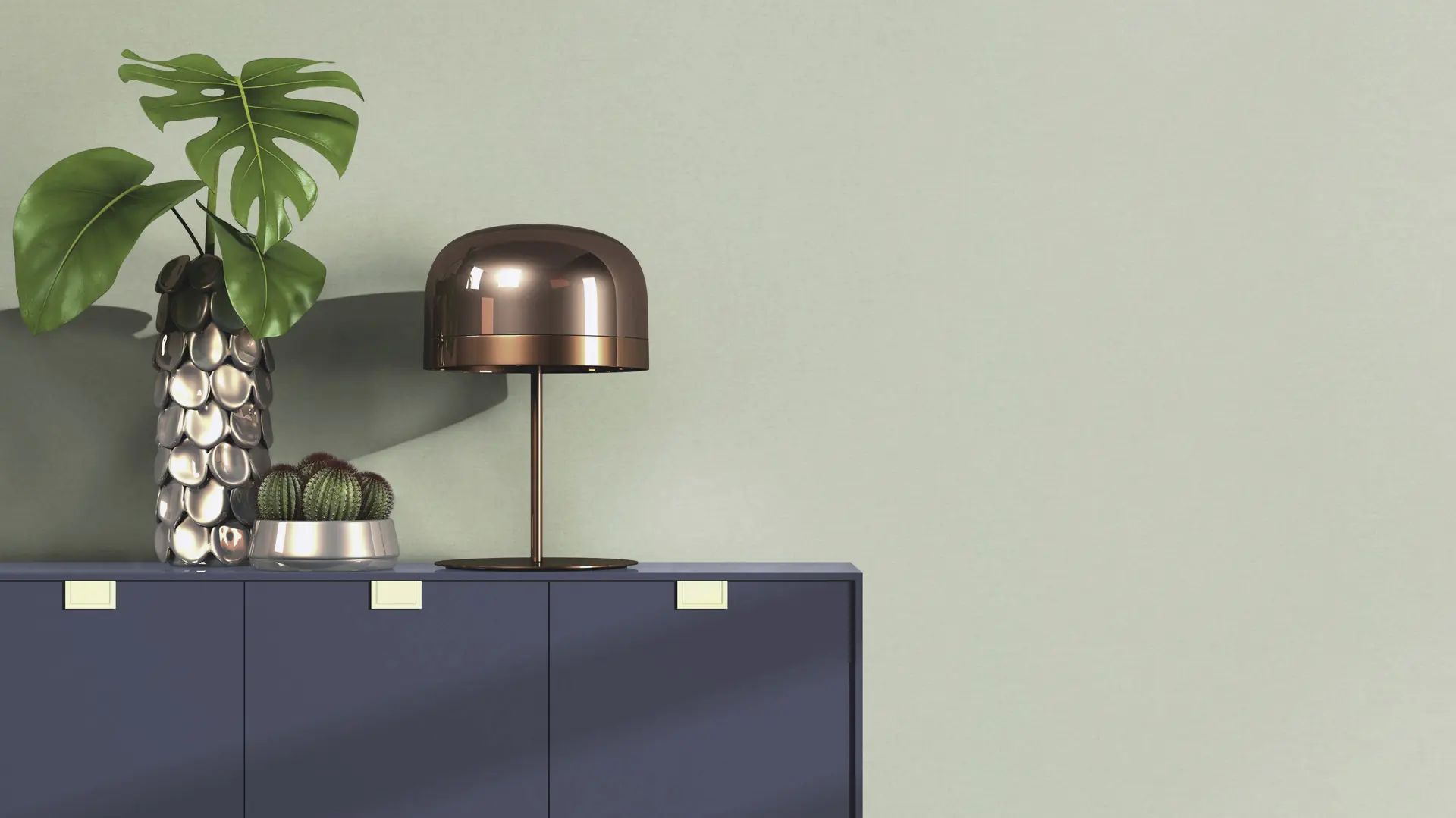 Schöner Wohnen Vliestapete Uni hellgrün 10,05 x 0,53 m