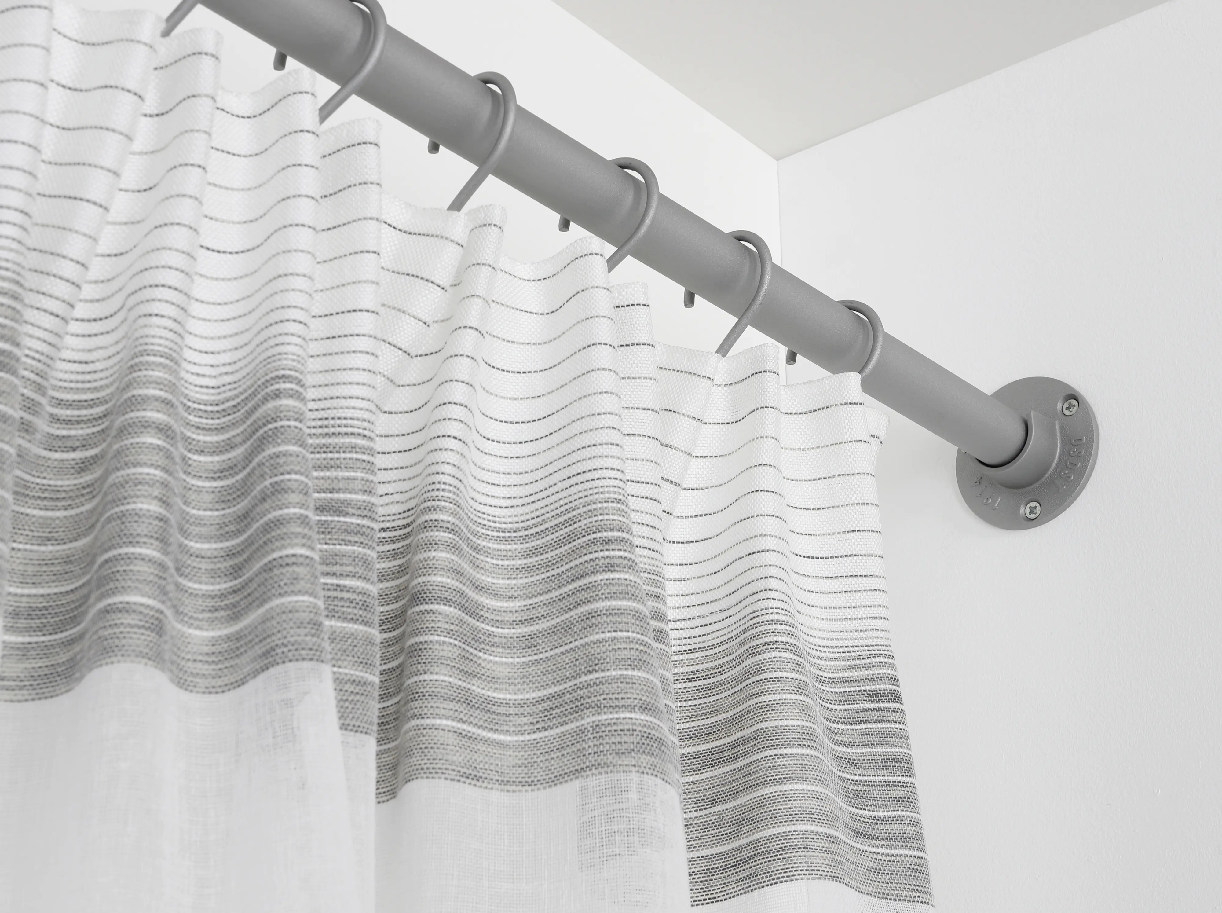 Gardinia Wandlager für Gardinenstangen Industrial Home für Ø 25 mm silber