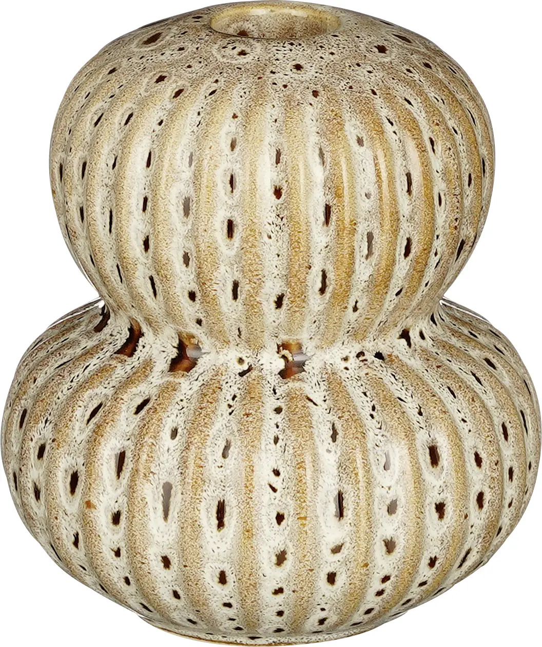 Mica Decorations Kerzenständer  ceramic 11 x 10 cm braun