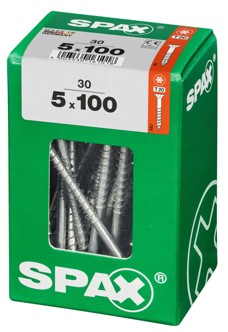 Spax Universalschrauben 5.0 x 100 mm TX 20 - 30 Stk.