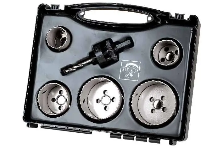 Wolfcraft Lochsägen-Set 6-teilig Elektrizität und Sanitär Sechskant