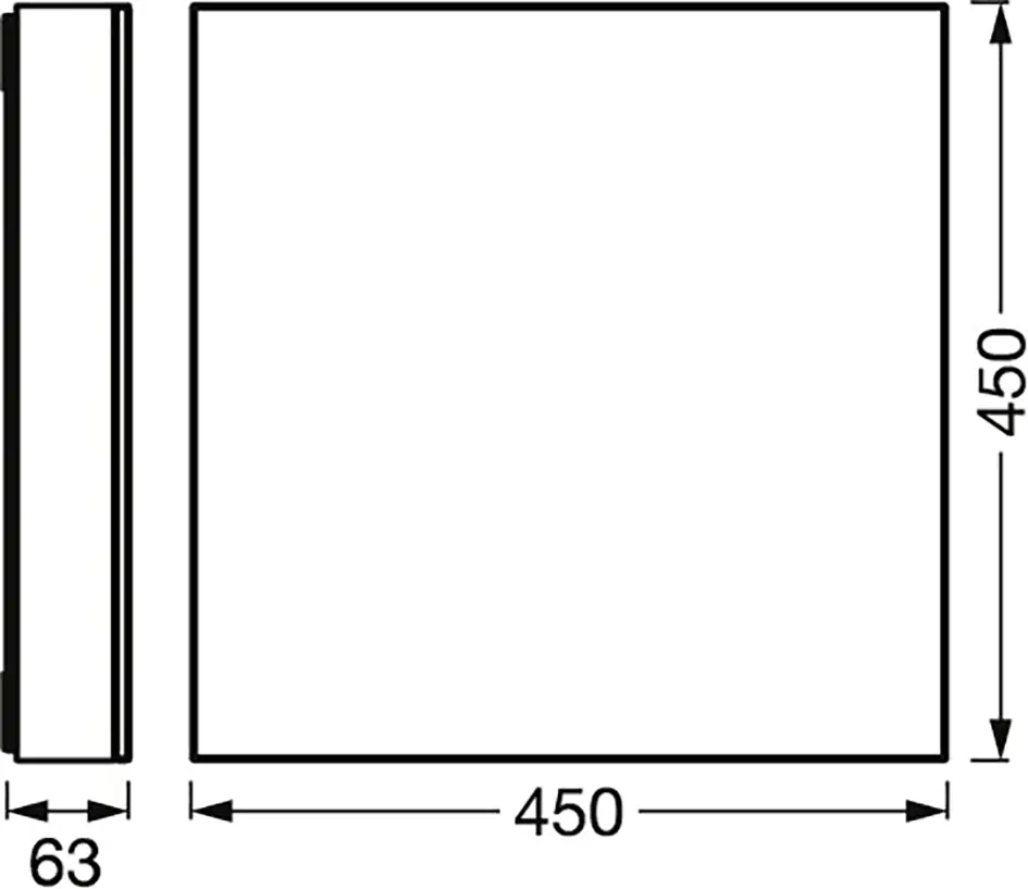 Ledvance LED Panel Planon Smart+WiFi weiß 45 x 45 cm