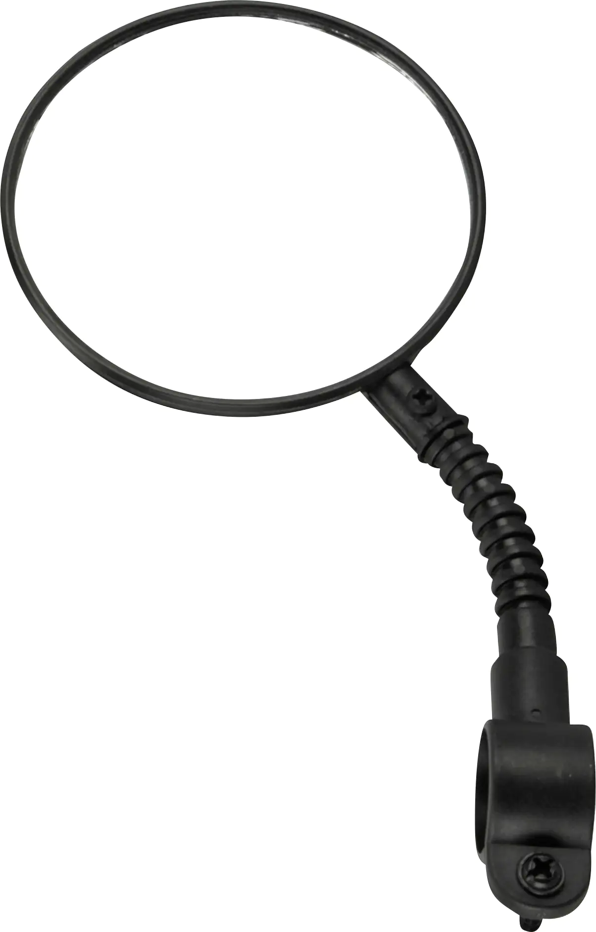 Fischer Fahrrad-Rückspiegel Kunststoff mit Reflektor Rückseite