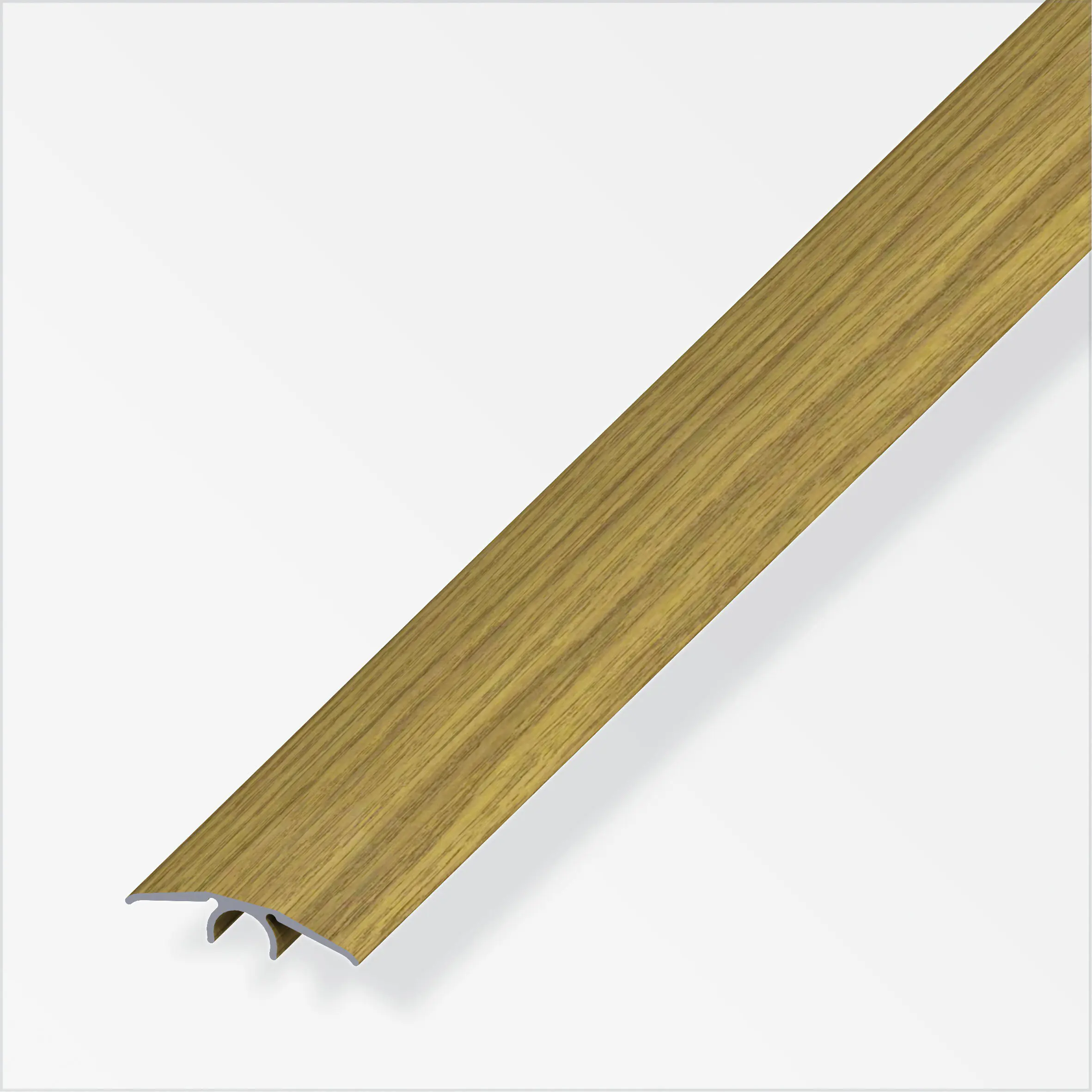alfer Übergangs-Profil 1 m, 33 mm Aluminium beschichtet sublimiert eiche