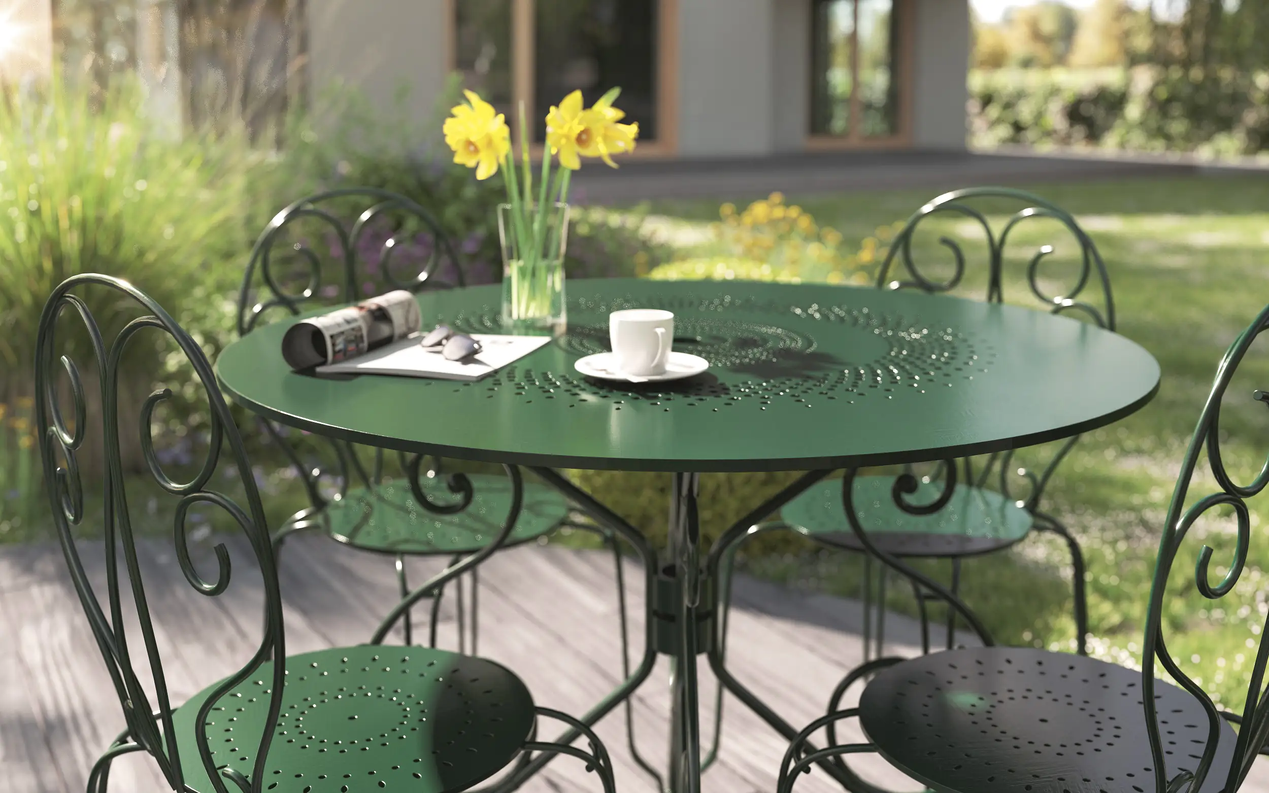 Alpina Metallschutz-Lack Anti-Rost 2,5 L dunkelgrün glänzend