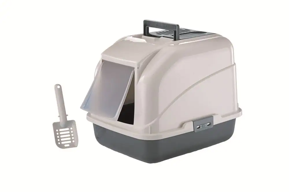 Nobby Katzentoilette mit Filter grau 50 x 40 x 40 cm Nobby Katzentoilette mit Filter grau 50 x 40 x 40 cm