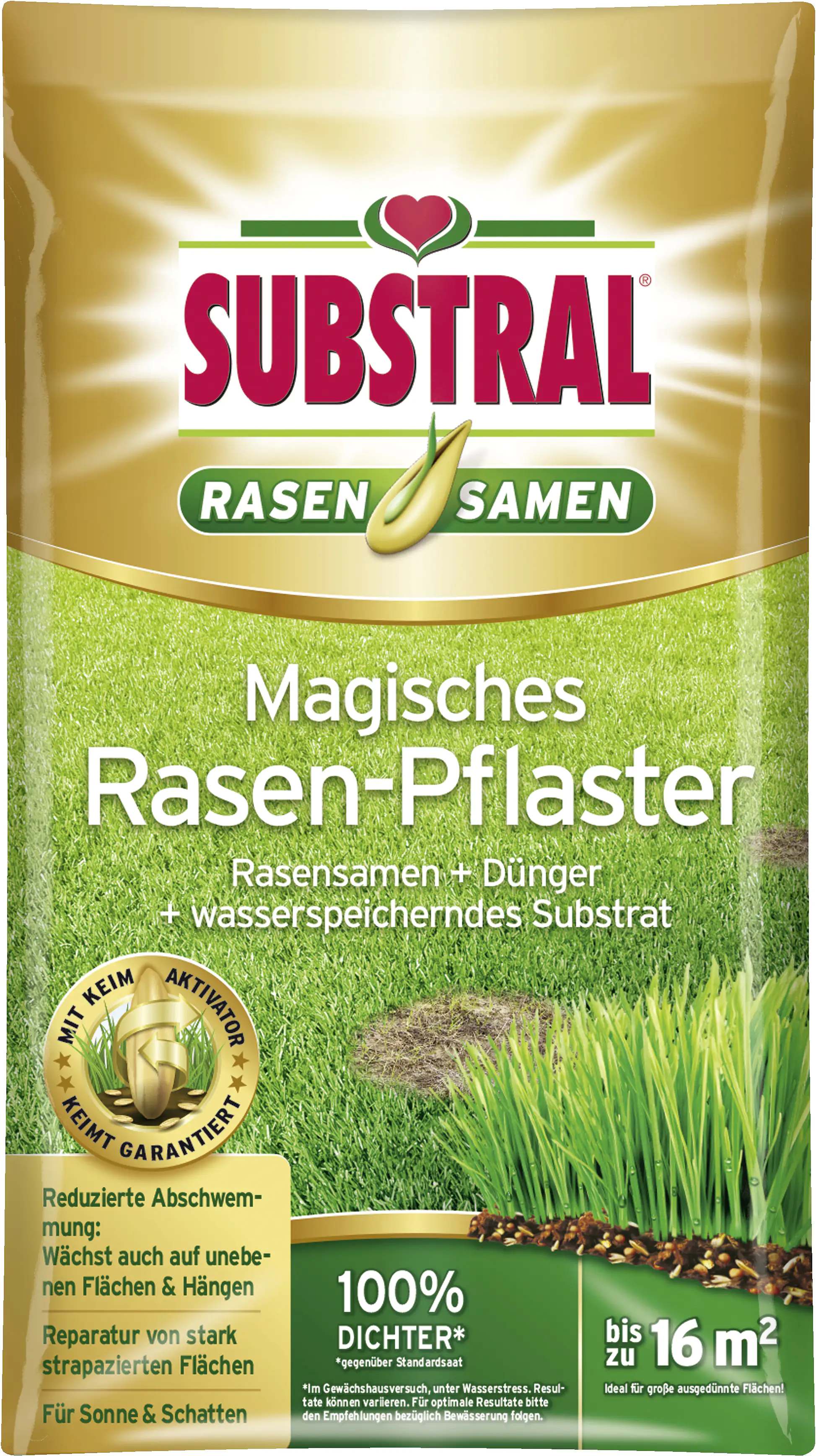 Substral Magisches Rasen-Pflaster 3,6 kg, für 16 m²